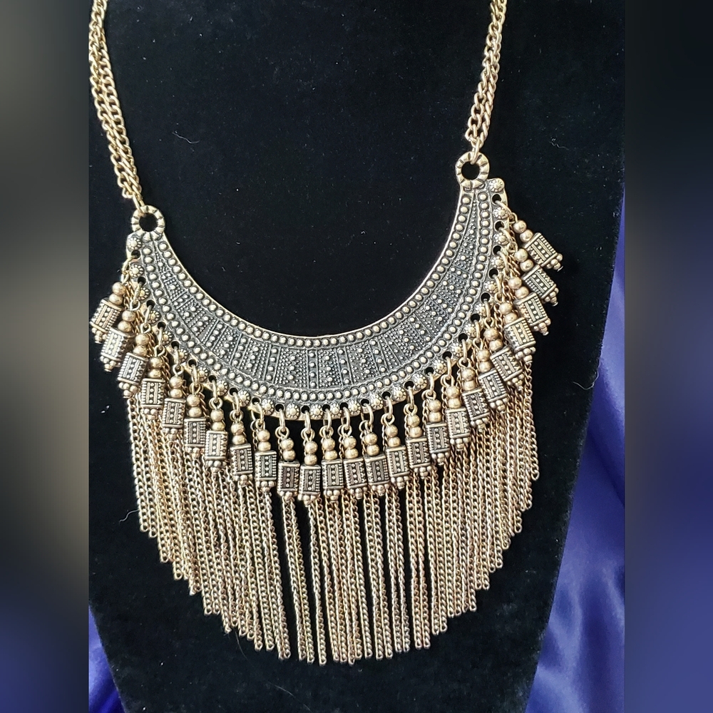 Boho chain necklace